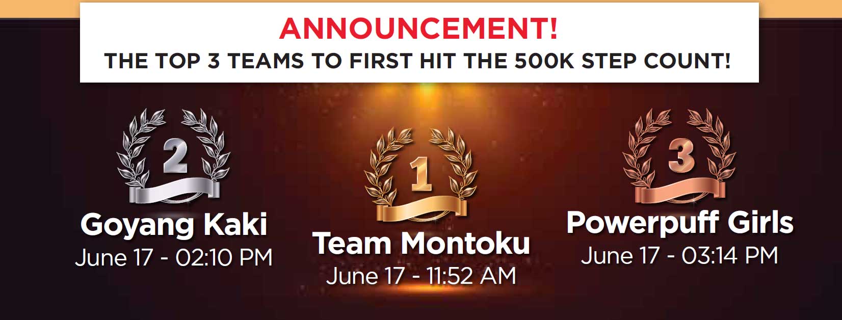 500K Step Team Challenge