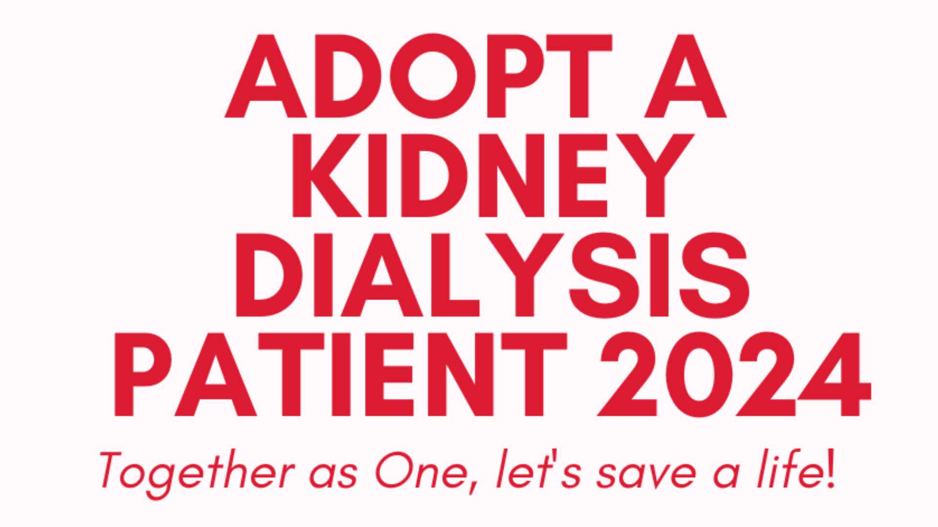 Adopt a Kidney Patient #7
