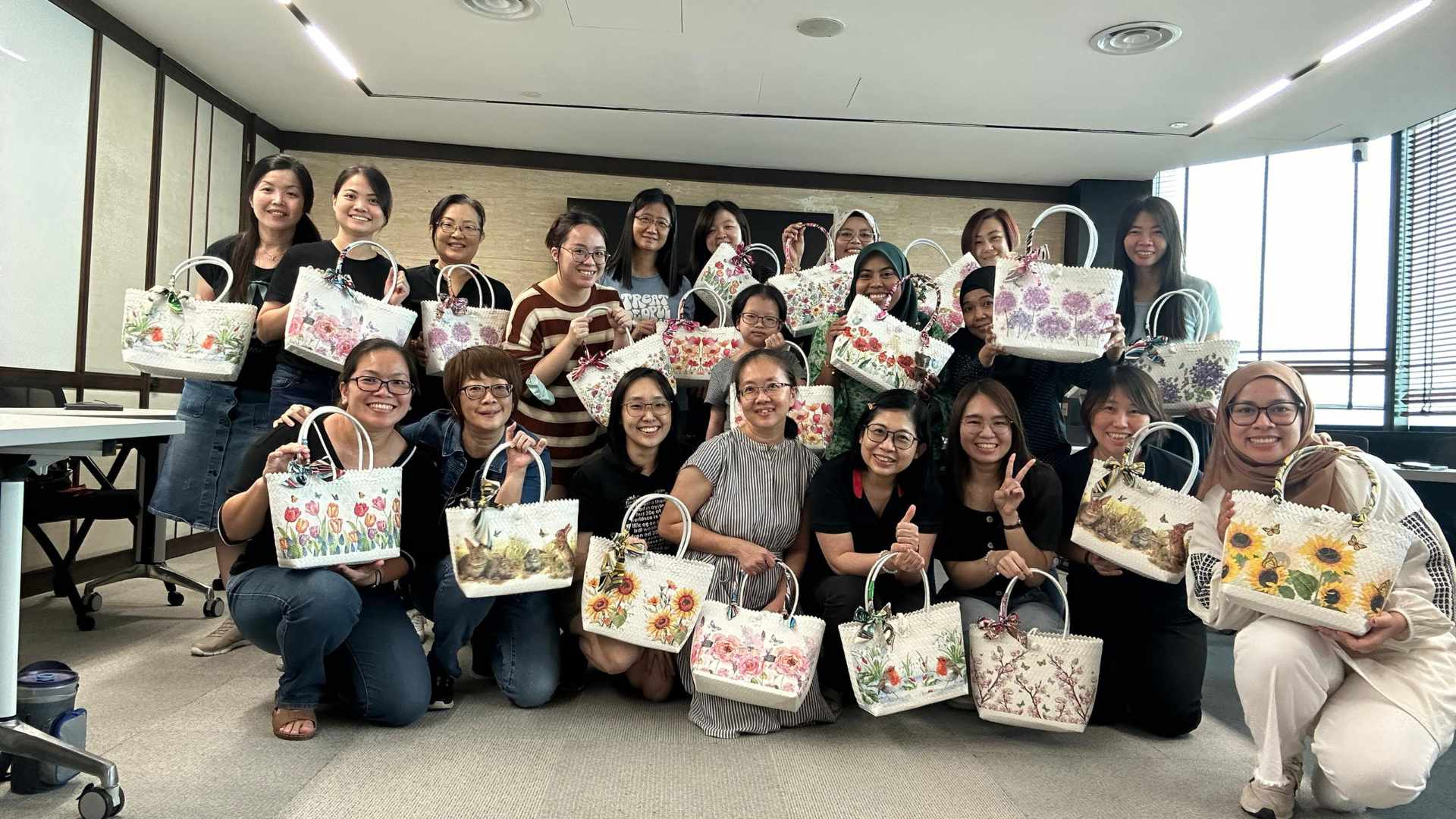Texchem Ladies’ Club – Decoupage Penan Bag Workshop